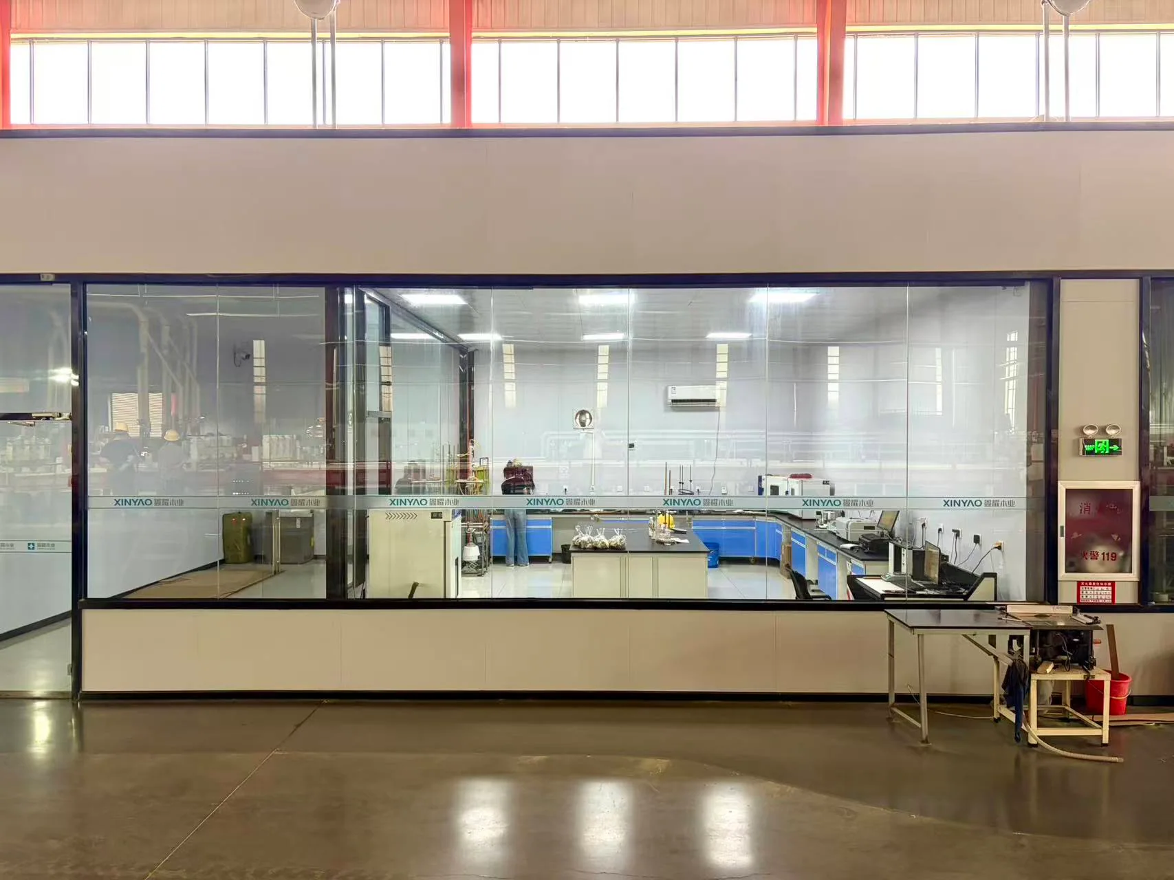MDF quality inspection laboratory at Xinyao Wood
