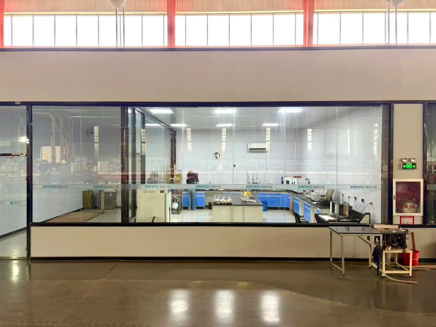 MDF quality inspection laboratory at Xinyao Wood