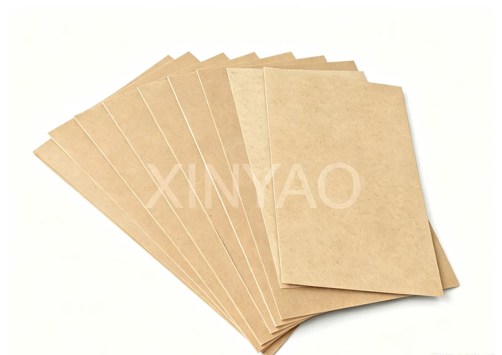 Thin MDF boards showing smooth surfaces and edge details